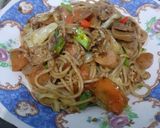 Foto langkah ke 12 dari resep Spaghetti Goreng Pedas.