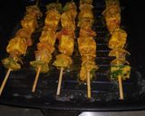 A picture of step 3 of Paneertikka.