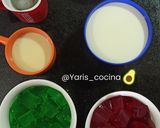 Foto del paso 1 de la receta: Gelatina mosaico de Navidad 🎅