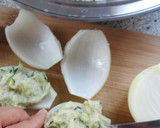 Foto del paso 5 de la receta: Barquitas de Kolokithokeftedes (buñuelos de calabacín)
