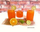 A picture of step 4 of Orange Drink.