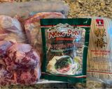 A picture of step 1 of Beef Oxtail and Chicken Pho.