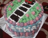 Foto langkah ke 6 dari resep Steamed rainbow cake ny liem.