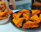 स्टफ्ड ब्रेड पकौड़ा (stuff bread pakoda recipe in Hindi) रेसिपी चरण 5 फोटो