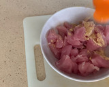 Foto del paso 1 de la receta: Ñoquis, pavo marinado y berenjena