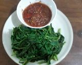 Foto langkah ke 3 dari resep Plecing kangkung.