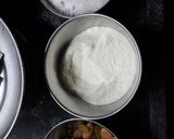 A picture of step 2 of Pav ki barfi.