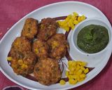 A picture of step 7 of Corn Tikki.