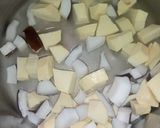 A picture of step 1 of Sweet Potato Juice.