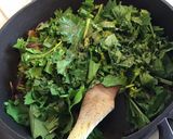 Une image de l'étape 10 de Chou cima sauté au persil plat,oignon rouge et graisse de canard.