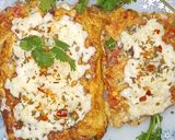 A picture of step 2 of Cheesey omelette😋چیزی آملیٹ😍.