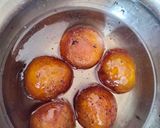 A picture of step 4 of Gulkand filled sweet potato gulab jamun.