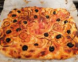 A picture of step 8 of Gluten-Free Focaccia Barese.