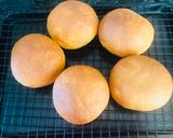 A picture of step 7 of Whole Wheat Hamburger with Beef and Cheese Filling.