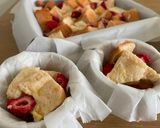 A picture of step 4 of Strawberry Condensed Milk Bread Pudding.