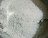 A picture of step 1 of Chocolate coconut laddu.