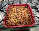 Une image de l'étape 12 de Clafoutis aux cerises et vanille.