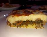 A picture of step 7 of Shepherd’s Kibbeh in a Tray.