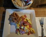 Foto del paso 11 de la receta: Huevos con jamón, para el desayuno