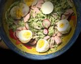 Une image de l'étape 2 de Salade de courgettes estivales.