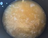 A picture of step 2 of Lugaw (Filipino Rice Porridge).