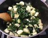 Une image de l'étape 8 de Velouté de blettes et courgettes.
