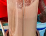 A picture of step 2 of Chocolate Banana thick smoothie.