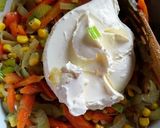 Zöldséges sertésszelet recept fázis 5 fotója