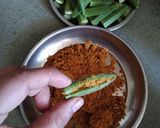 भरवा मसाला भिंडी (Bharva masala bhindi recipe in hindi) रेसिपी चरण 3 फोटो