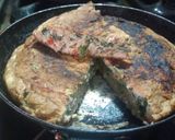 Foto del paso 6 de la receta: Tortilla de espinaca con atún