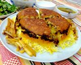 عکس مرحله 3 از دستور ته چین مرغ🐔🍗🍟