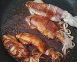 Foto langkah ke 6 dari resep Cumi Udang Bakar Saus Korea.