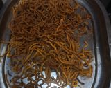 A picture of step 4 of Aloo Sev.