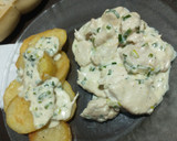 Foto del paso 3 de la receta: Pollo a la crema con verdeo y papas