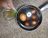 Foto langkah ke 7 dari resep Telur Teh 茶鸡蛋 (Dapat juga digunakan untuk Nasi Tim).