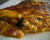 Foto del paso 7 de la receta: Omelette Capresse con Chorizo español y olé!!