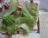 A picture of step 2 of Club sandwich.