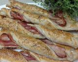 Foto del paso 4 de la receta: Trenzas de hojaldre con bacon, muy fácil de hacer!