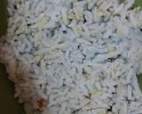 Foto langkah ke 4 dari resep Nasi telang bakar ayam kemangi.