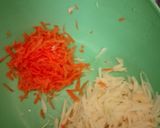 Foto del paso 1 de la receta: Arroz graneado con lo que encuentres en la heladera