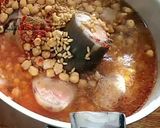 A picture of step 2 of Cow Feet with Chickpeas and Wheat.