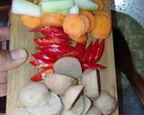 Foto langkah ke 3 dari resep Capcay labu putih.