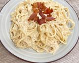 Foto del paso 6 de la receta: Espaguetis con panceta curada y queso cheddar