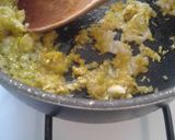 Foto del paso 3 de la receta: Trucha al horno bañada con crema de ajo y hojas de apio!