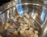 A picture of step 2 of Seafood Lasagna.