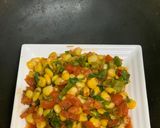 A picture of step 2 of Quick & Easy Chatpata Corn Chat.