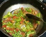 A picture of step 3 of Veg pasta.