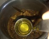 A picture of step 5 of Shaljam gosht.