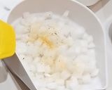 Foto del paso 4 de la receta: Puré de Patata en Copos con Daikon y Arena de Kikos