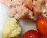 A picture of step 1 of BBQ chicken Rolls.